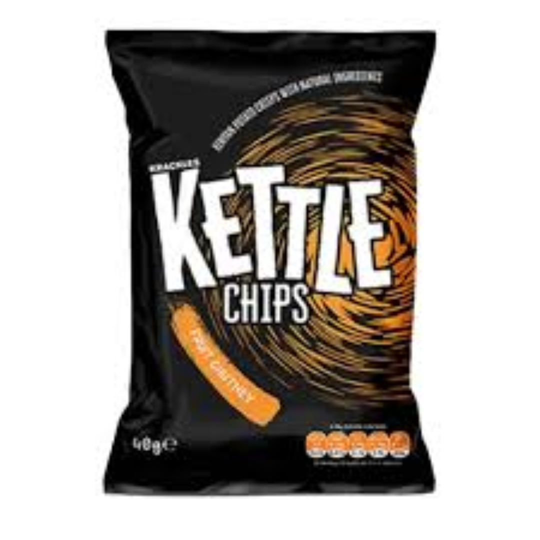 KRACKLES KETTLE CHIPS FRUIT CHUTNEY 150G